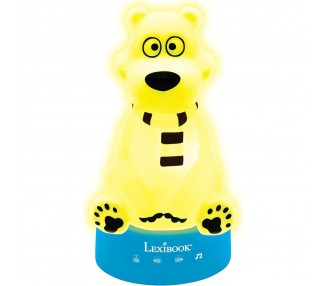 Oso 3D Luz nocturna contandor de historias