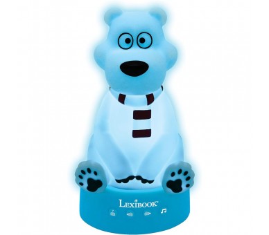 Oso 3D Luz nocturna contandor de historias