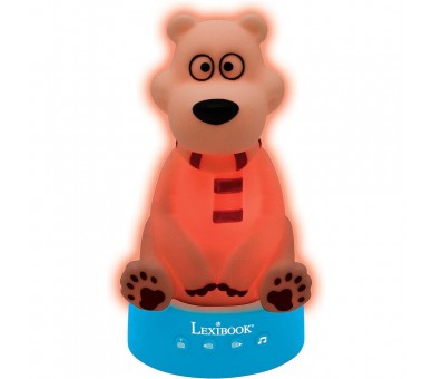 Oso 3D Luz nocturna contandor de historias