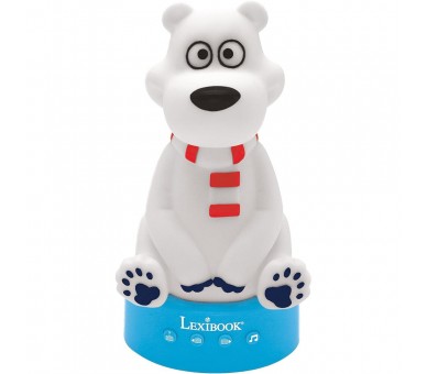 Oso 3D Luz nocturna contandor de historias