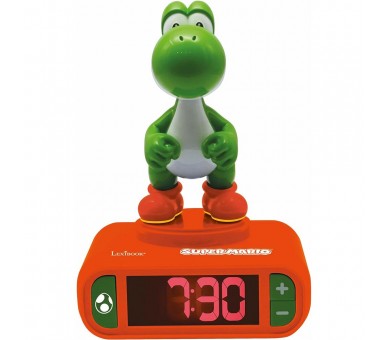 Despertador digital luz nocturna Yoshi Super Mario Bros
