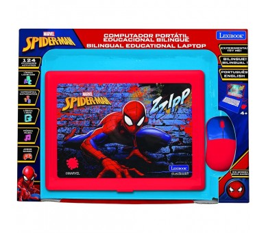 Ordenador portatil educativo Spiderman Marvel ingles - portugues