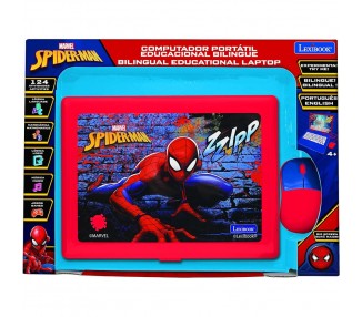 Ordenador portatil educativo Spiderman Marvel ingles - portugues