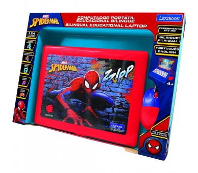 Ordenador portatil educativo Spiderman Marvel ingles - portugues