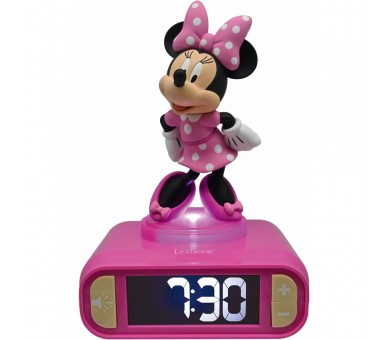 Despertador digital luz nocturna Minnie Disney