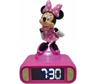 Despertador digital luz nocturna Minnie Disney