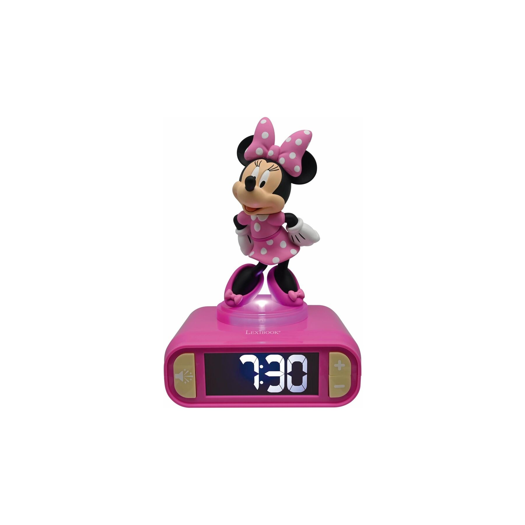 Despertador digital luz nocturna Minnie Disney