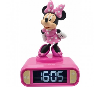 Despertador digital luz nocturna Minnie Disney