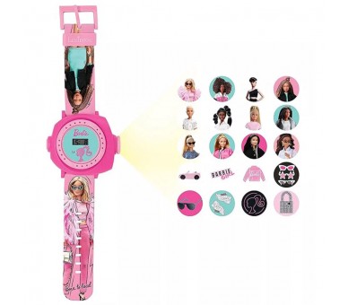 Reloj digital proyecciones Barbie