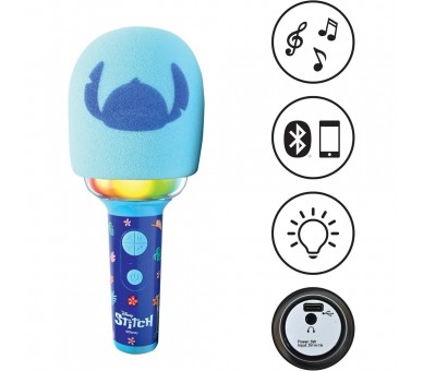 Microfono Karaoke Stitch Disney