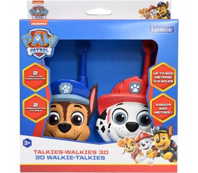 Walkie Talkie 3D Patrulla Canina Paw Patrol
