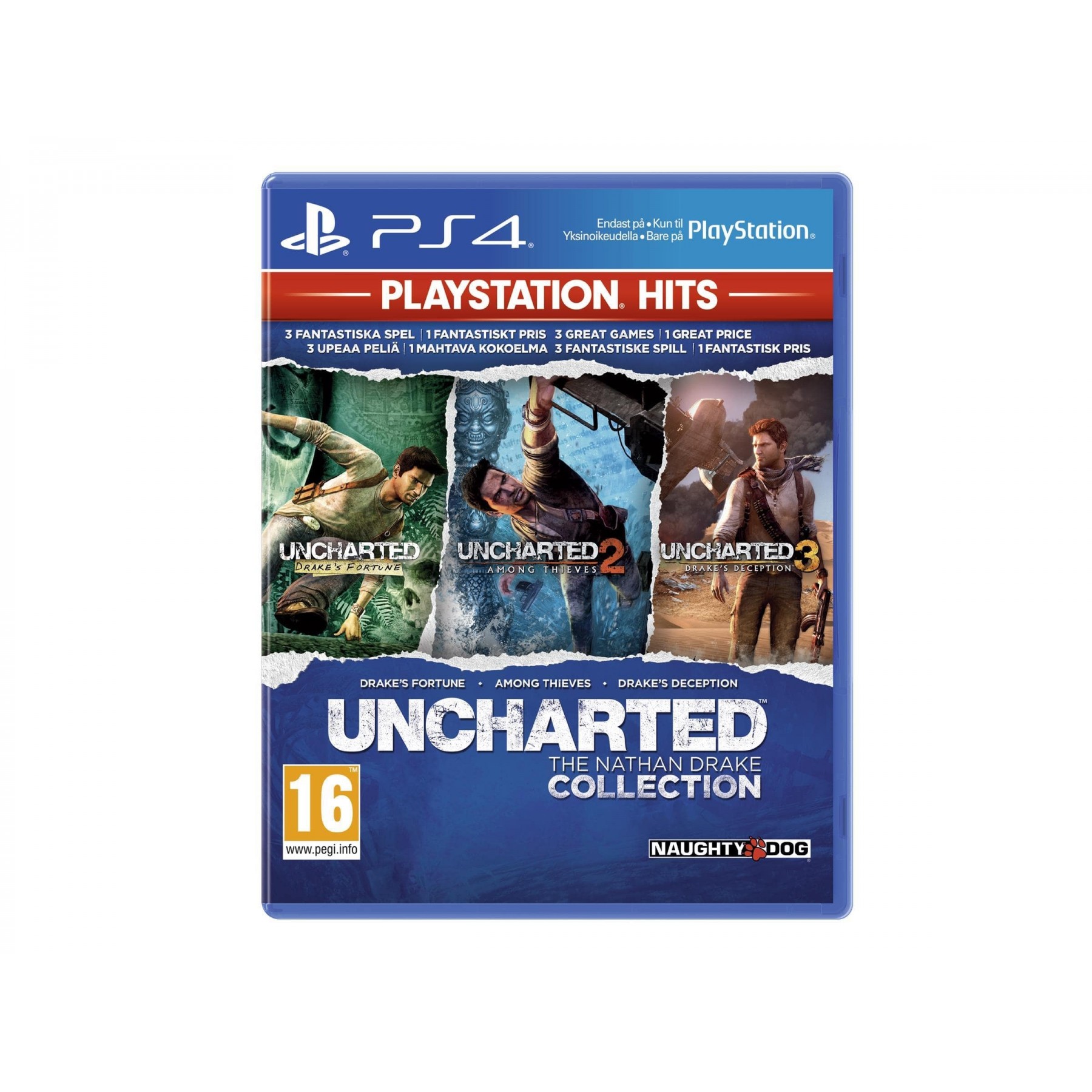 Uncharted: The Nathan Drake Collection (PS Hits) Juego para Consola Sony PlayStation 4, PS4