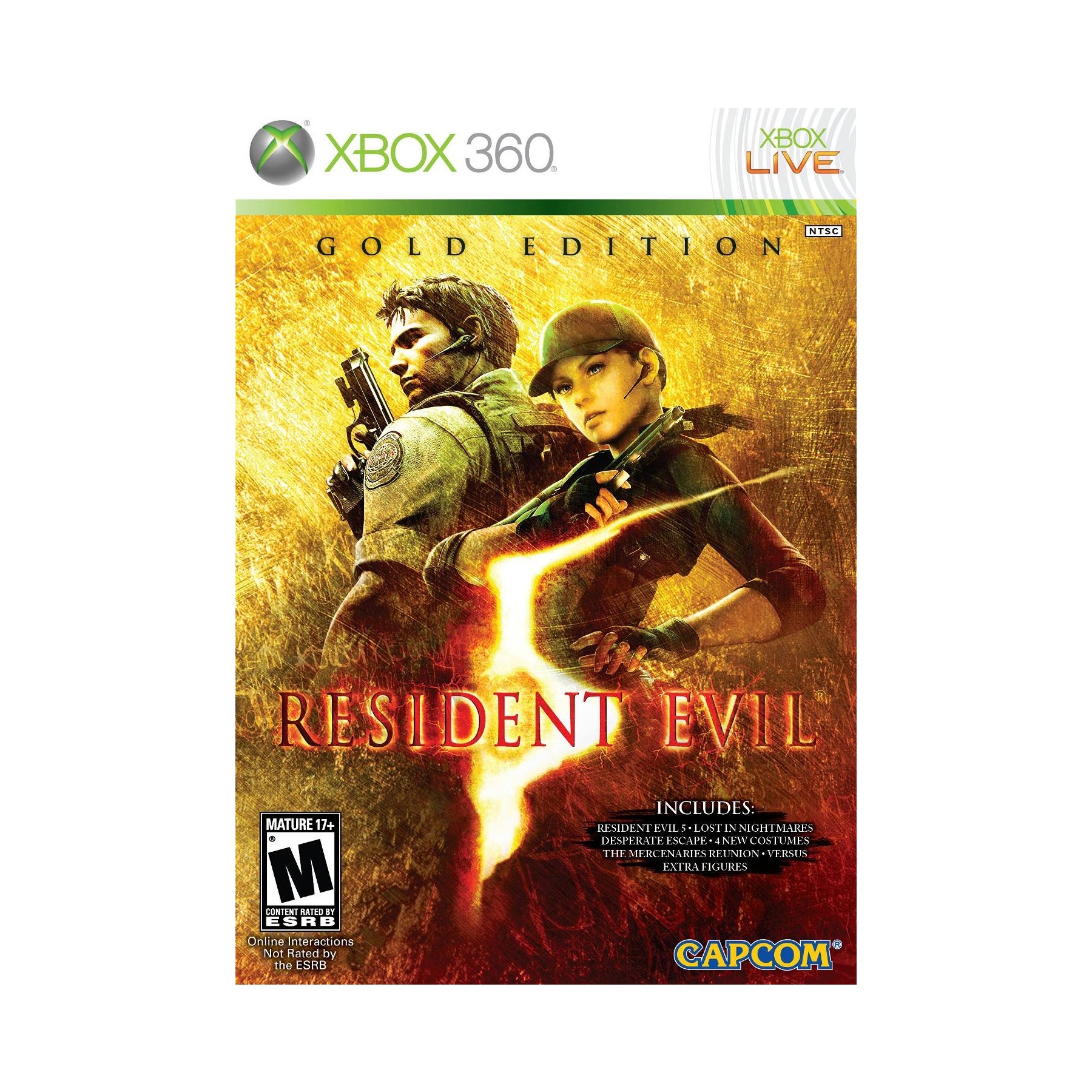 Resident Evil 5: Gold Edition Juego para Consola Microsoft XBOX 360