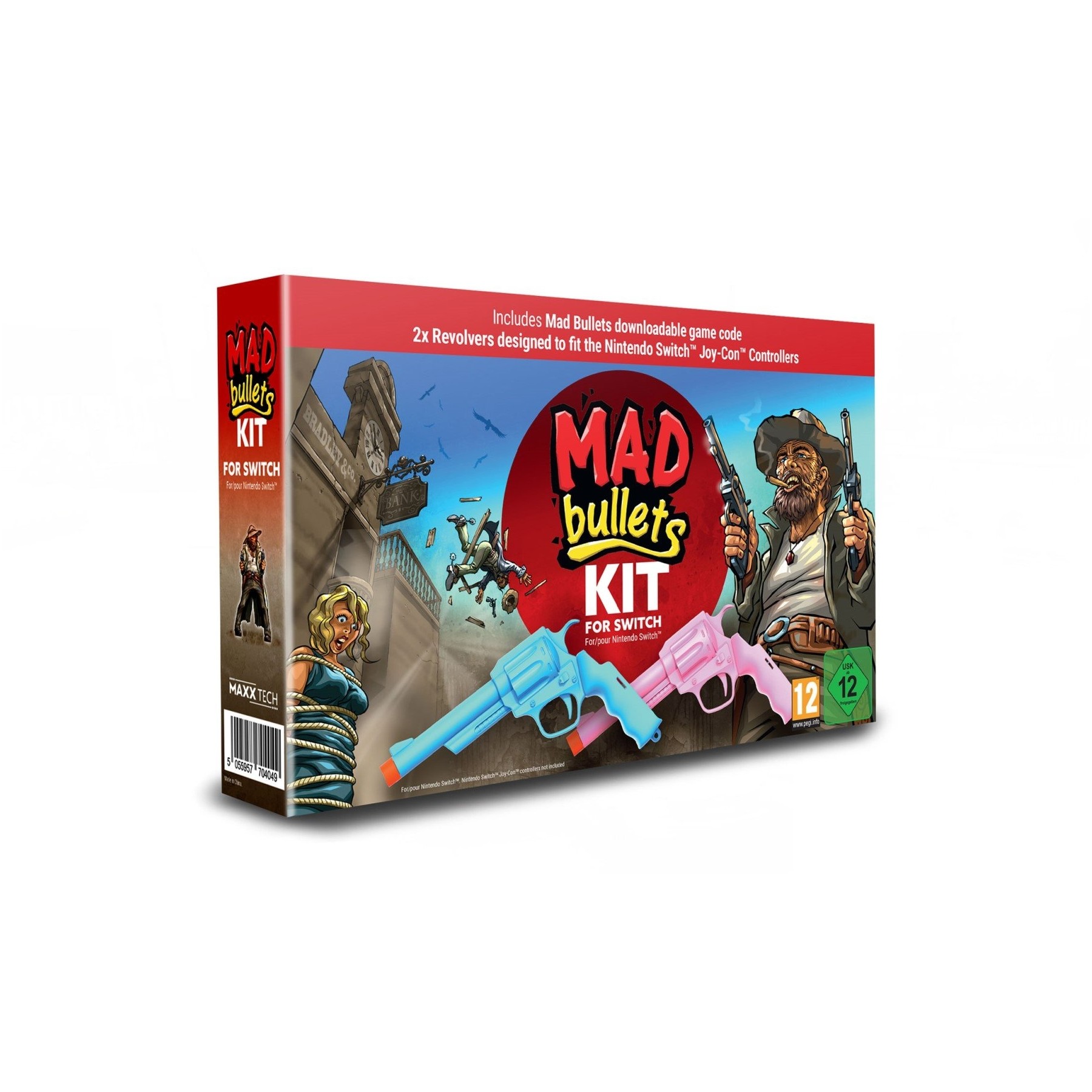 Mad Bullets Kit (incl. game code in box), Juego para Consola Nintendo Switch Mad Bullets Kit (incl. game code in box), Juego para Consola Nintendo Switch