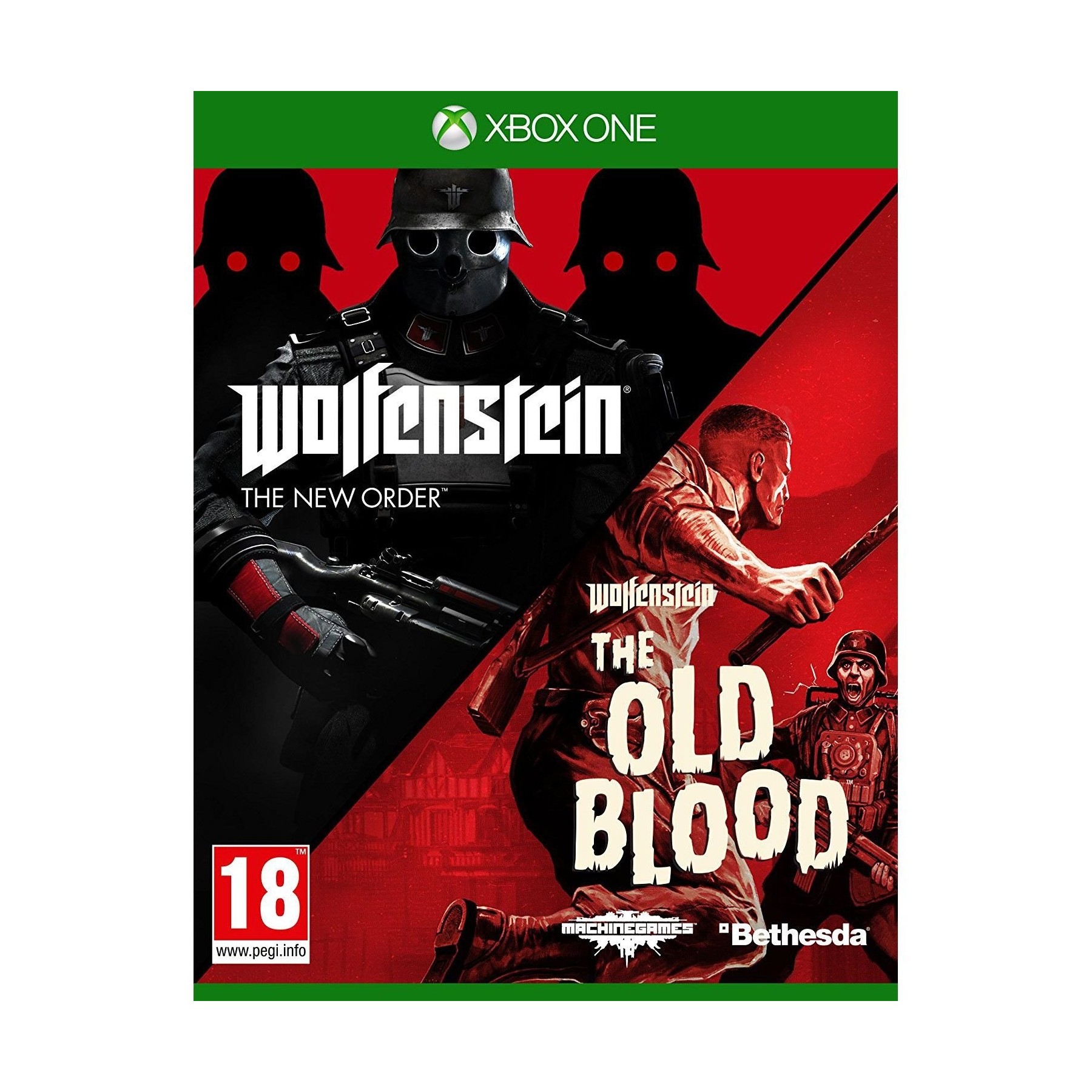 Wolfenstein Double Pack, The New Order and The Old Blood, Juego para Consola Microsoft XBOX One