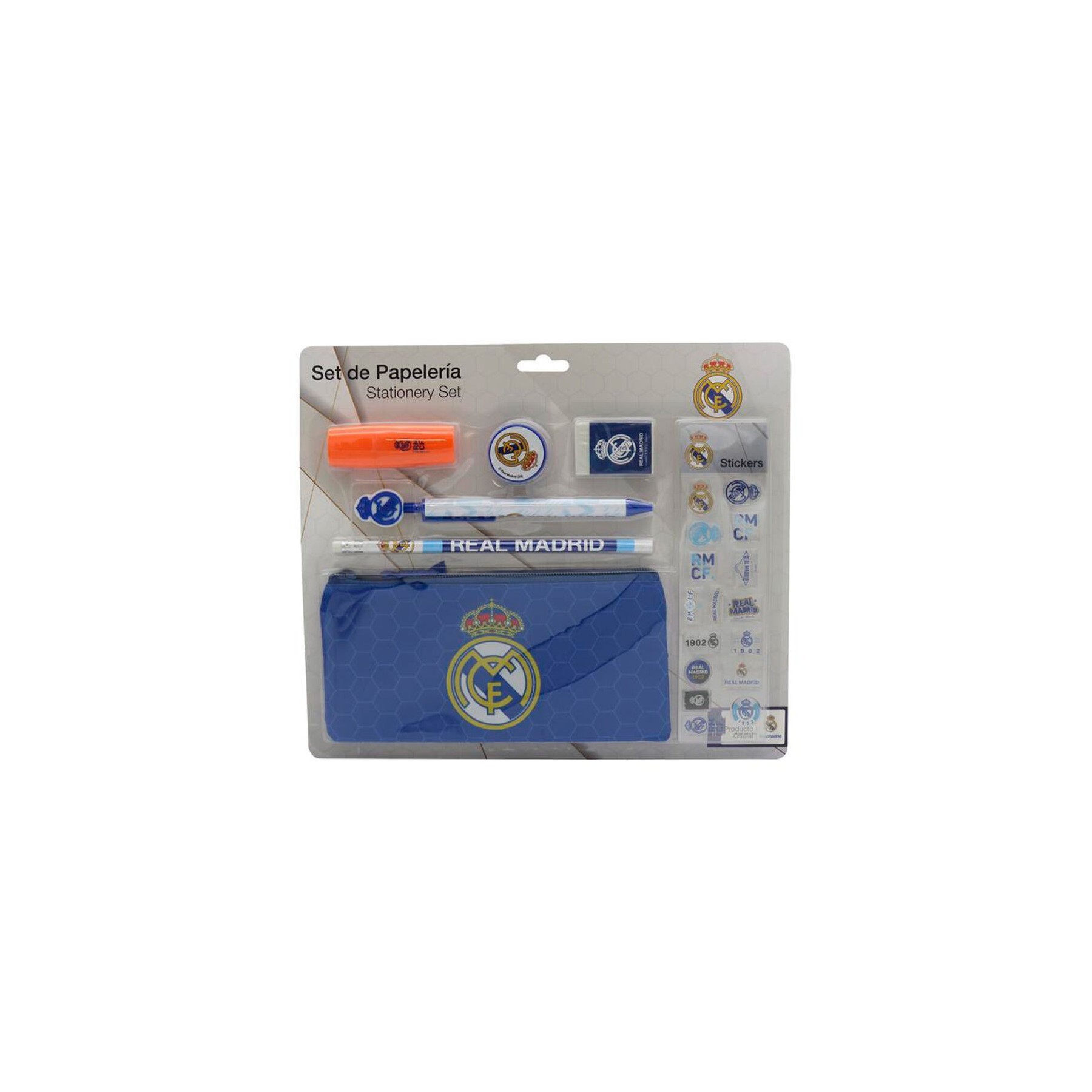Set Papeleria Real Madrid 7Pzs