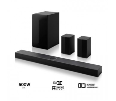 Lg S70Tr Black /  Barra De Sonido Con Subwoofer Inalámbrico