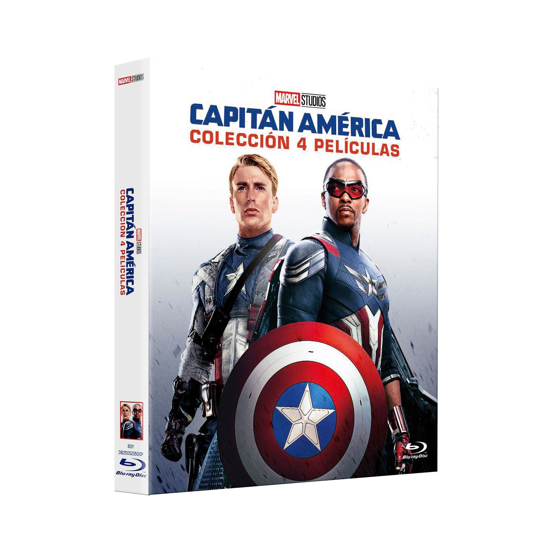 Capitán América - Colección 4 Películas - Bd Br