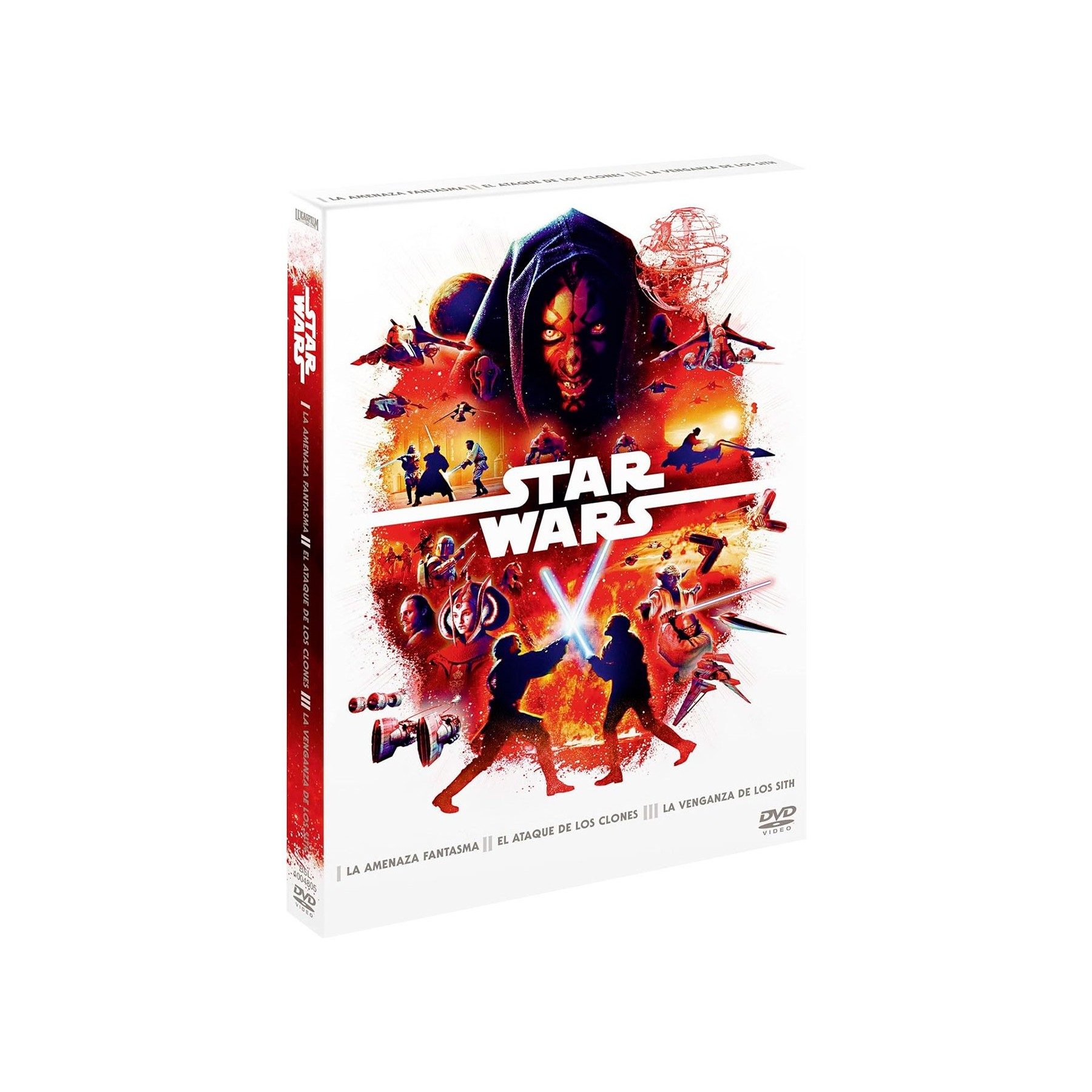 Star Wars - Episodios 1-3 (3 Discos) - Dvd