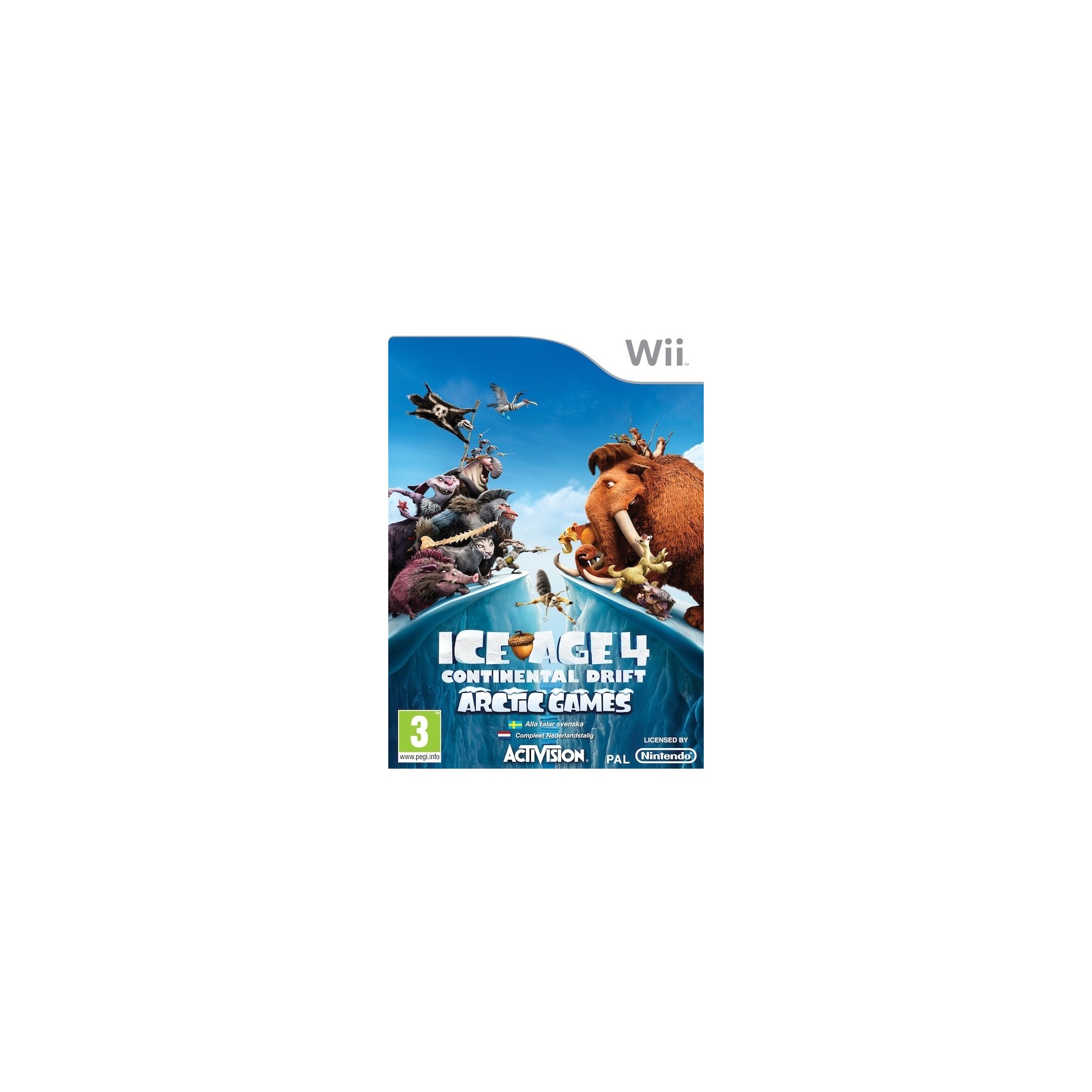 Ice Age: Continental Drift, Juego para Consola Nintendo Wii