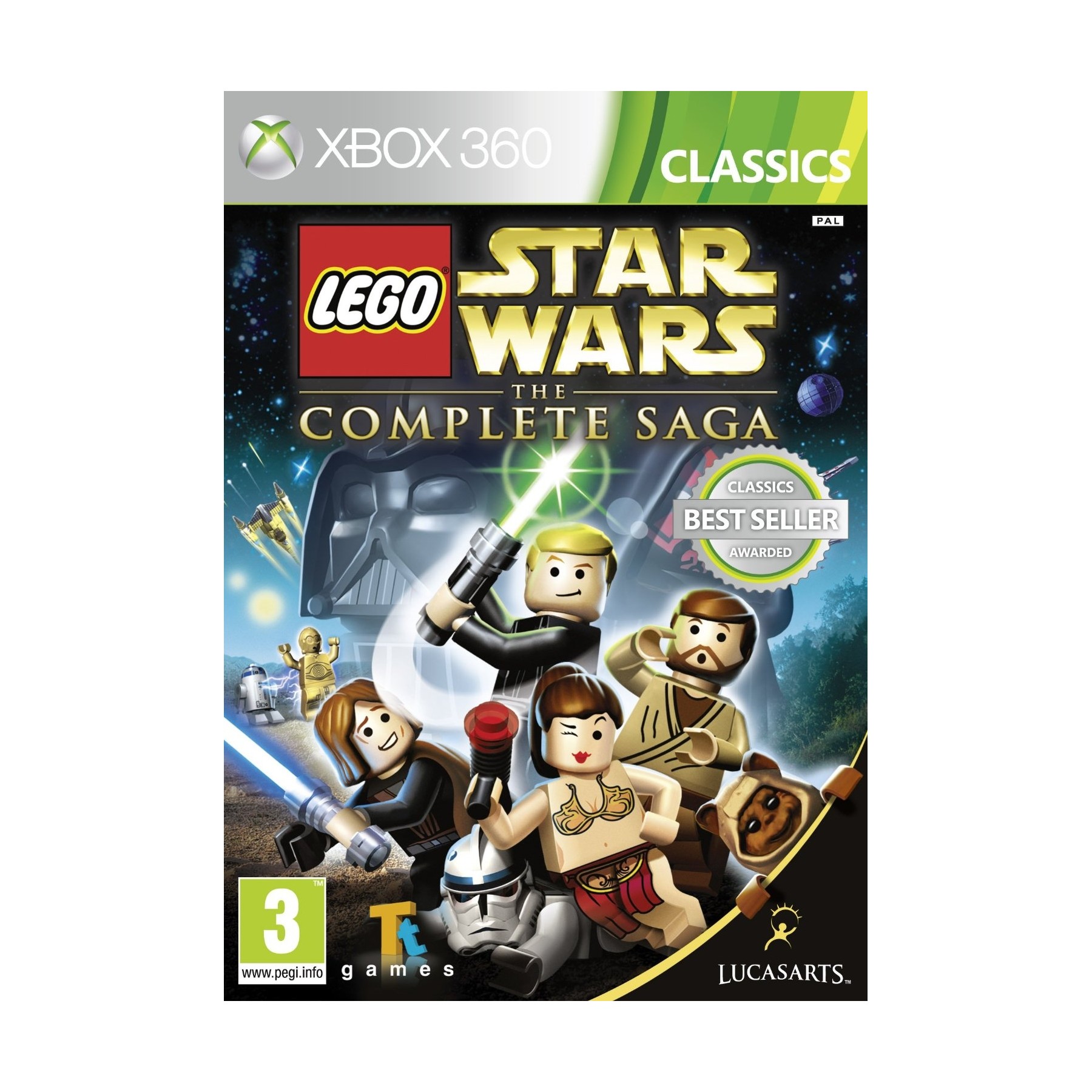 Lego Star Wars: The Complete Saga (Classics), Juego para Consola Microsoft XBOX 360