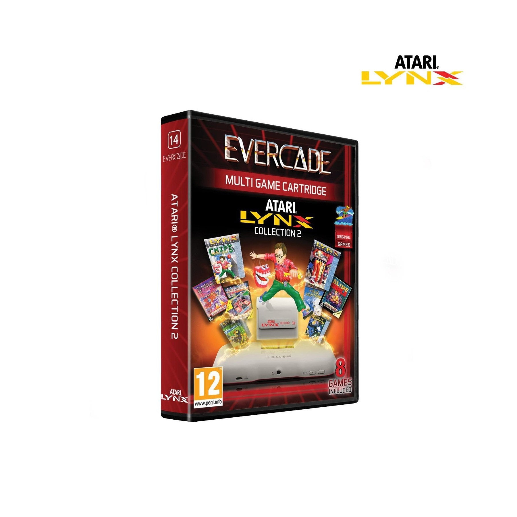 Evercade Lynx Collection 2 Cartridge, Juego para Consola Blaze TAB Plus
