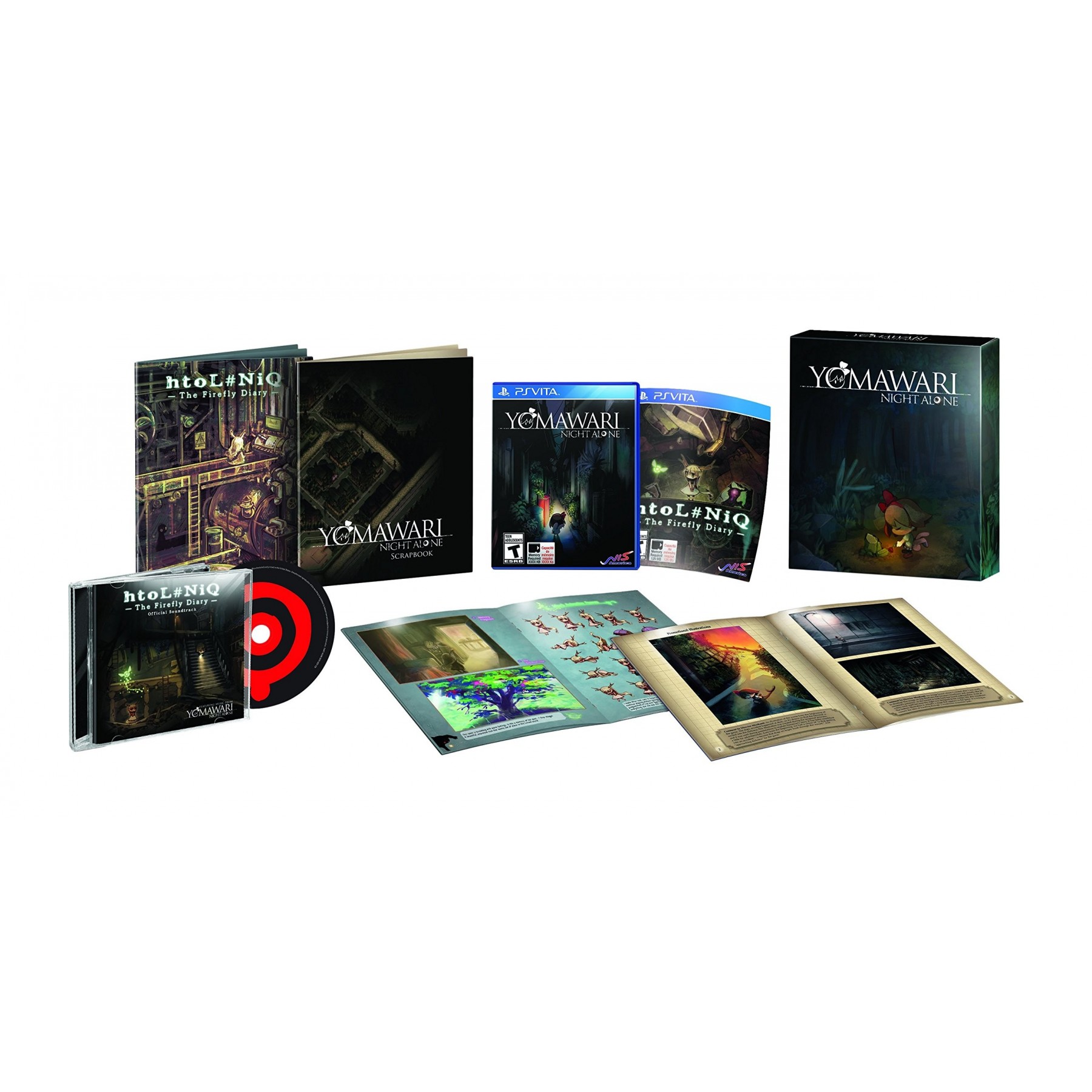 Yomawari Night Alone + htoLNNiQ The Firefly Diary Limited Edition Juego para Consola Sony PS Vita