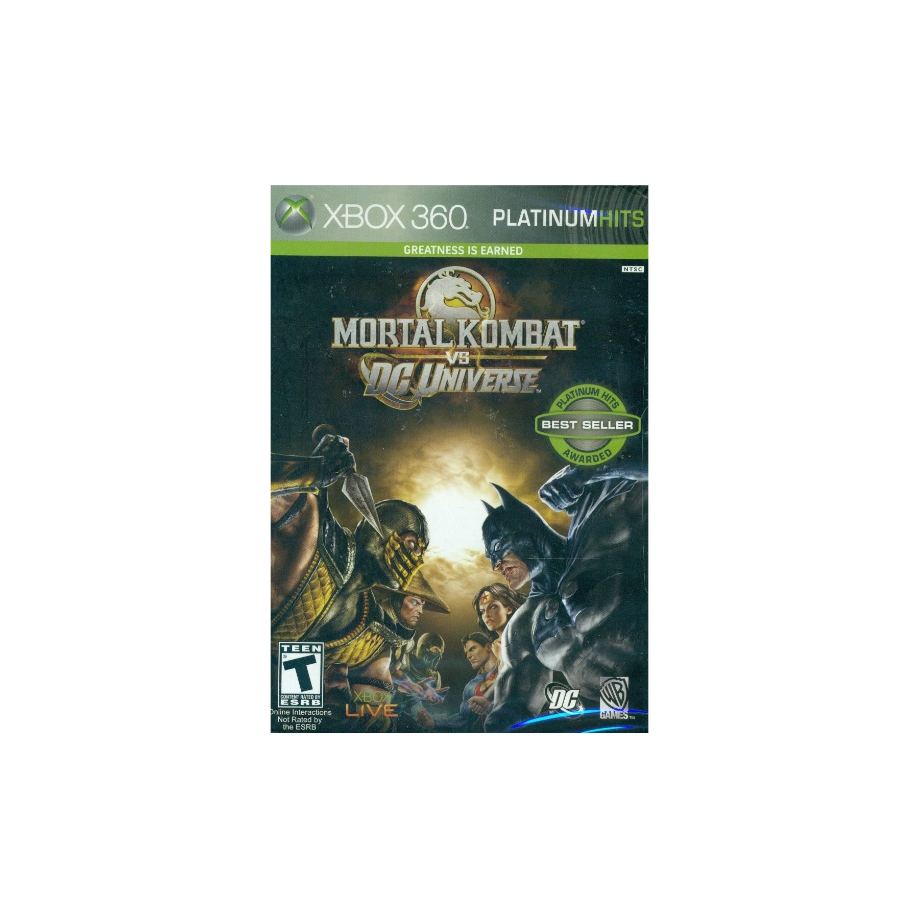 Mortal Kombat vs. DC Universe (Platinum Hits), Juego para Consola Microsoft XBOX 360