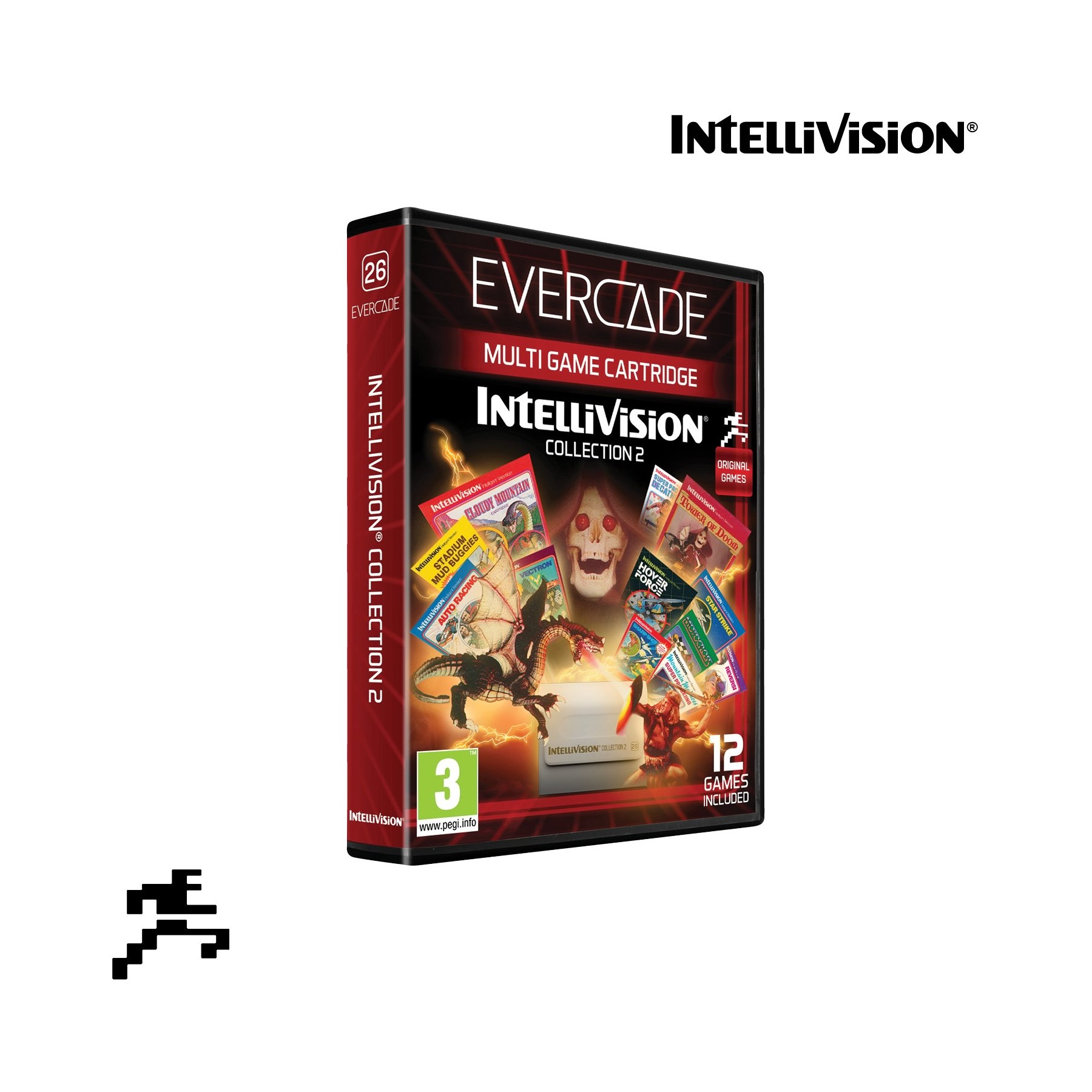 BLAZE EVERCADE Intellivision Cartridge 2, Juego para Consola Blaze TAB Plus [ PAL ESPAÑA ]