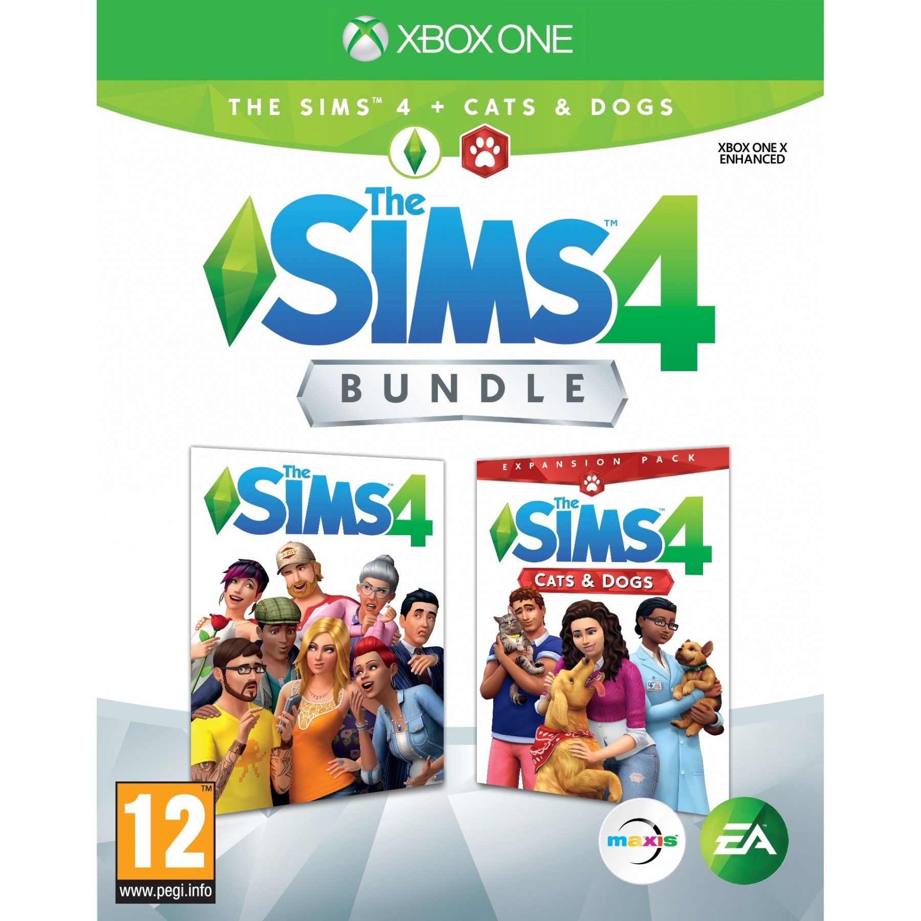The Sims 4 & The Sims Cats & Dogs Bundle, Juego para Consola Microsoft XBOX One