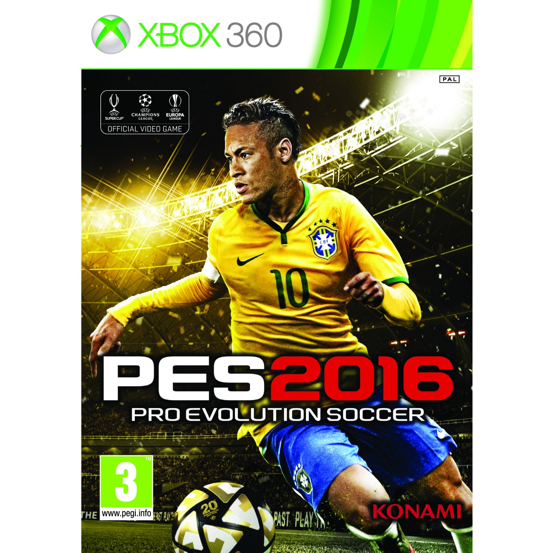 Pro Evolution Soccer (PES) 2016, Juego para Consola Microsoft XBOX 360