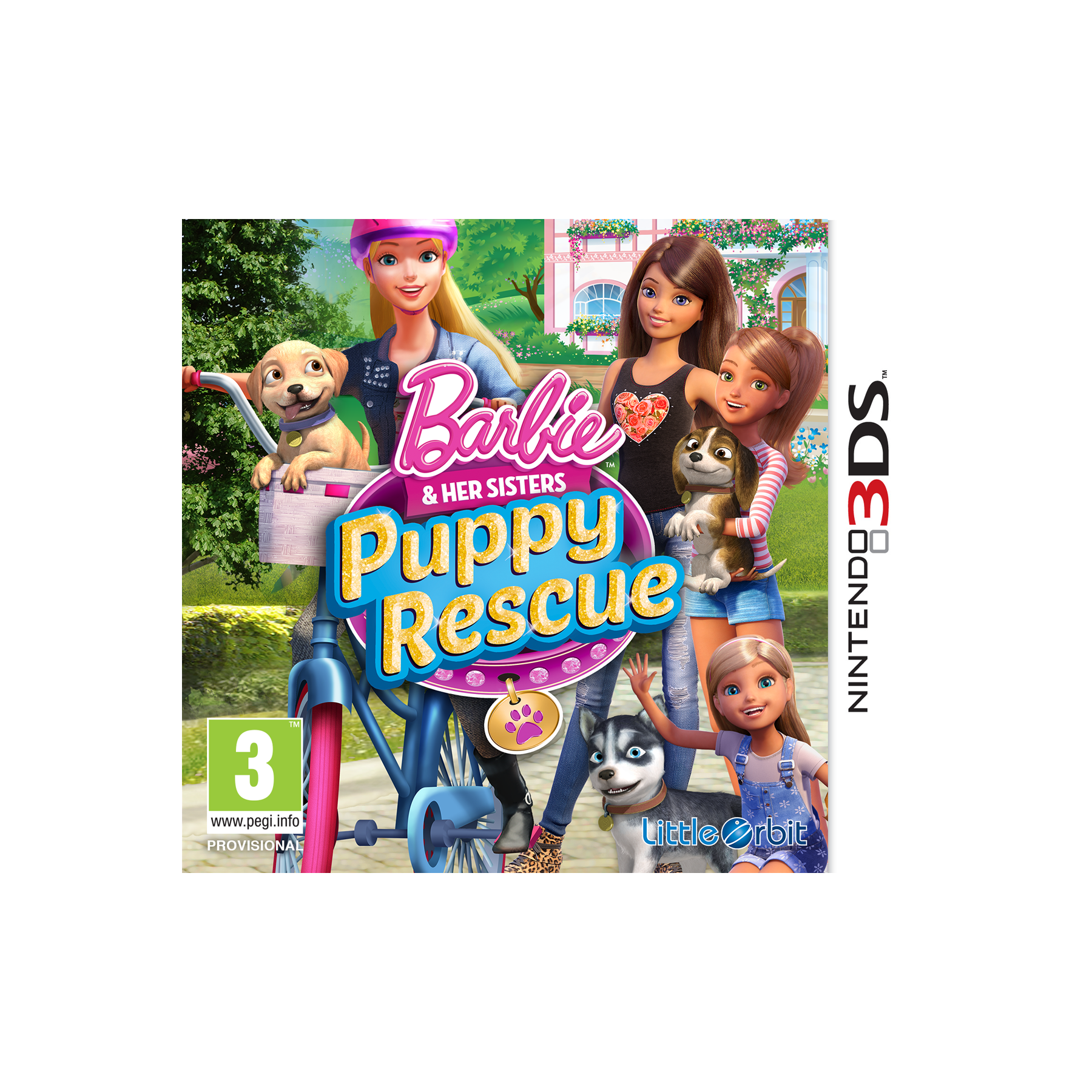 Barbie and Her Sisters: Puppy Rescue, Juego para Consola Nintendo 3DS