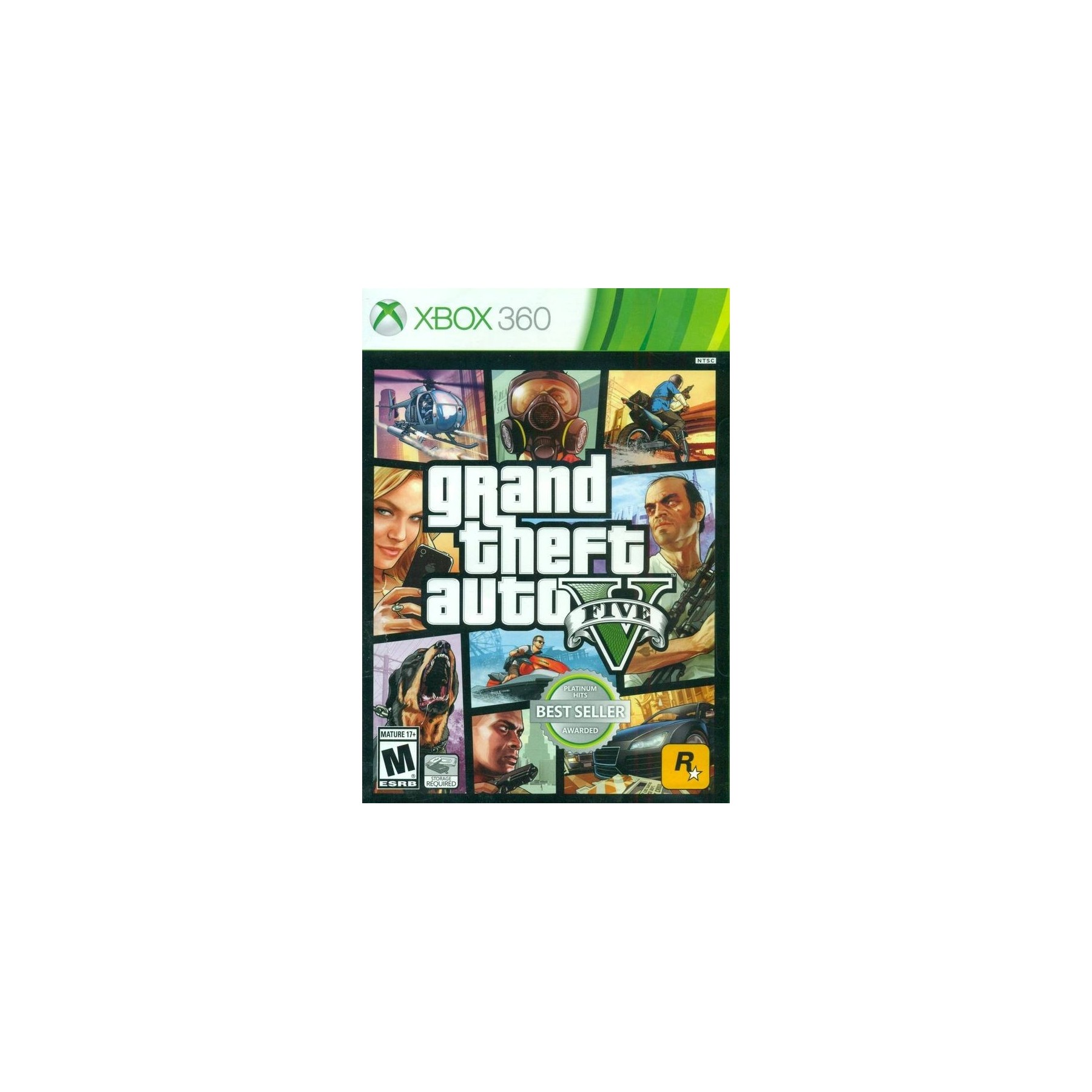Grand Theft Auto V (Platinum Hits), Juego para Consola Microsoft XBOX 360