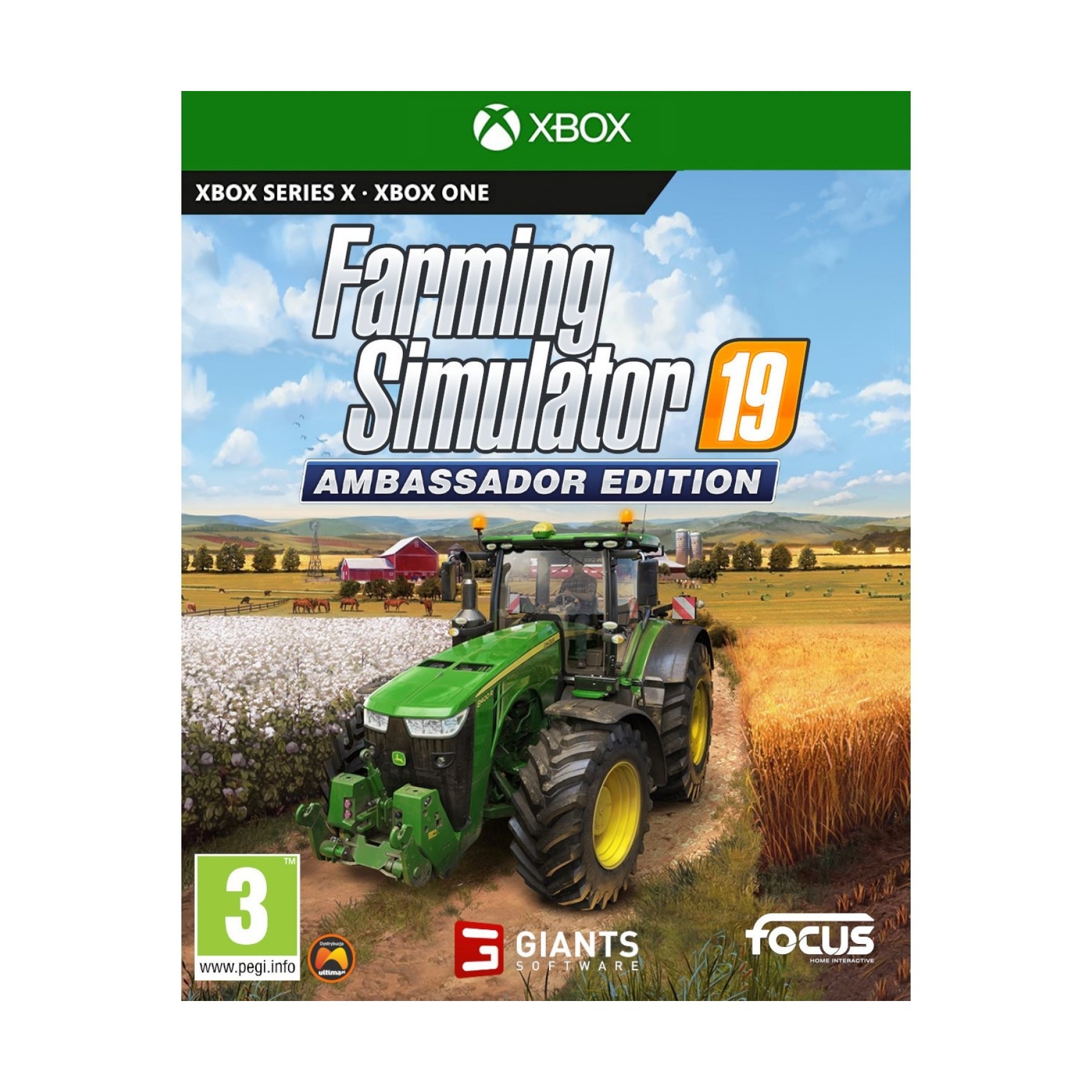 Farming Simulator 19, Ambassador Edition, Juego para Consola Microsoft XBOX One