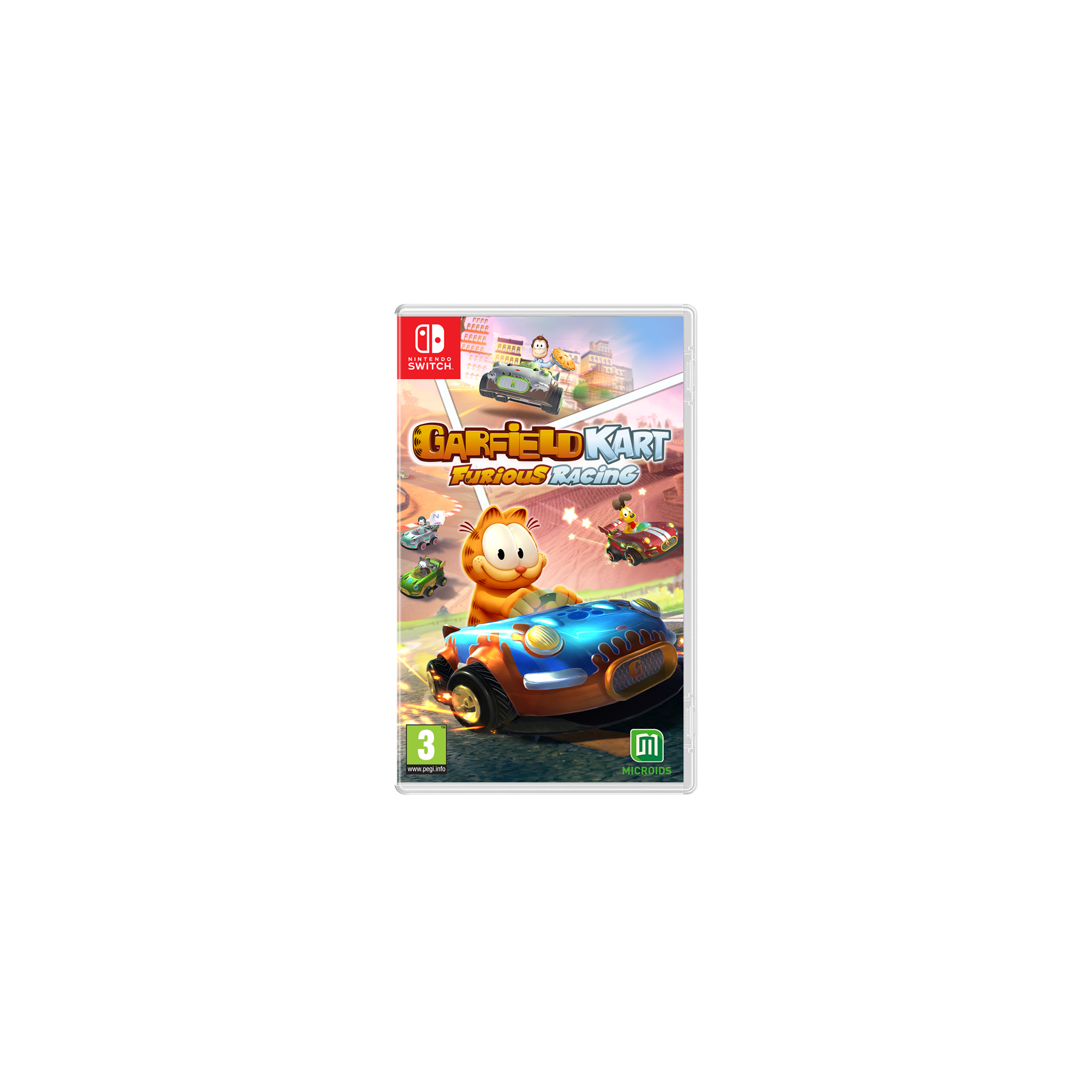 Garfield Kart Furious Racing Juego para Consola Nintendo Switch, PAL ESPAÑA