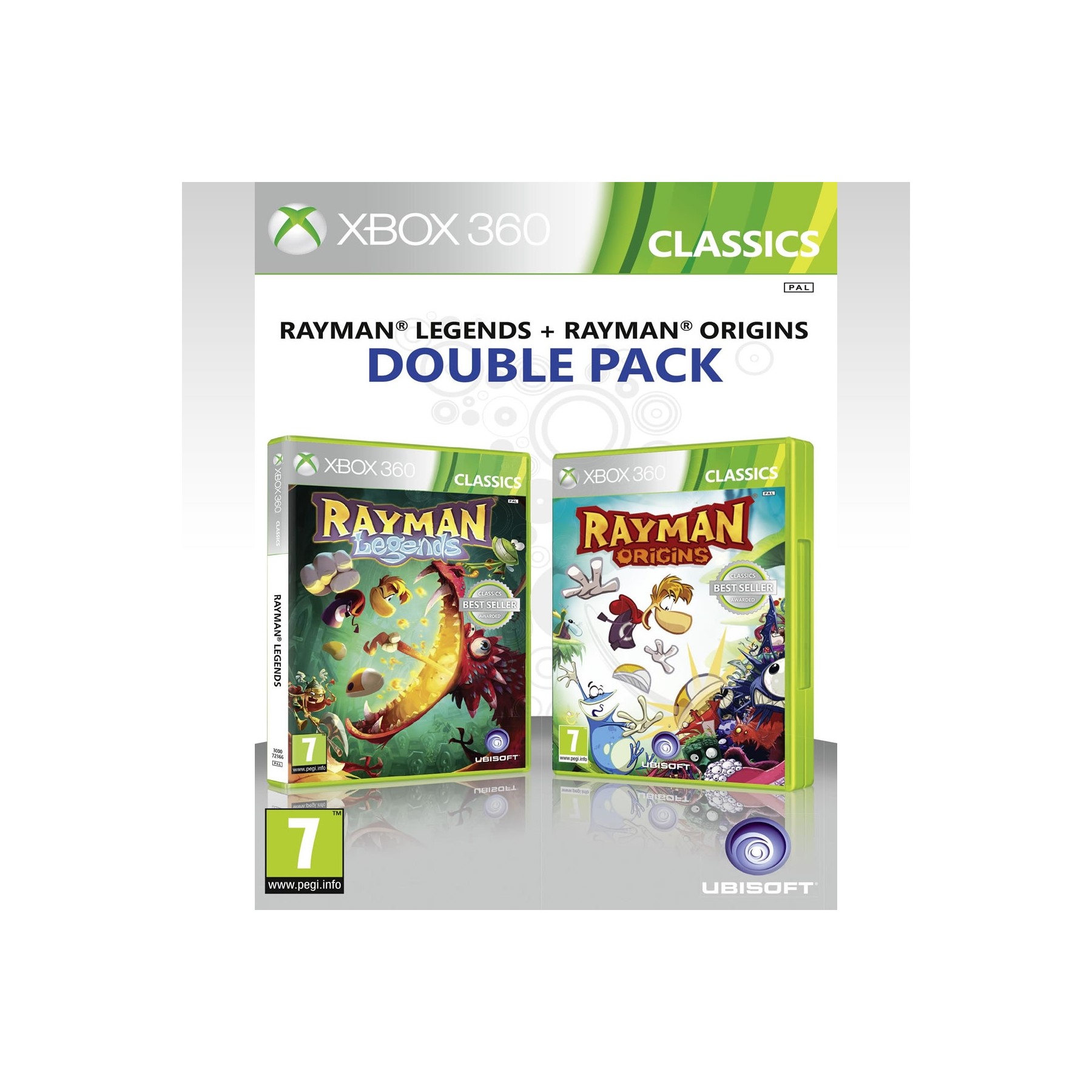 Rayman Legends + Rayman Origins (Bundle), Juego para Consola Microsoft XBOX 360