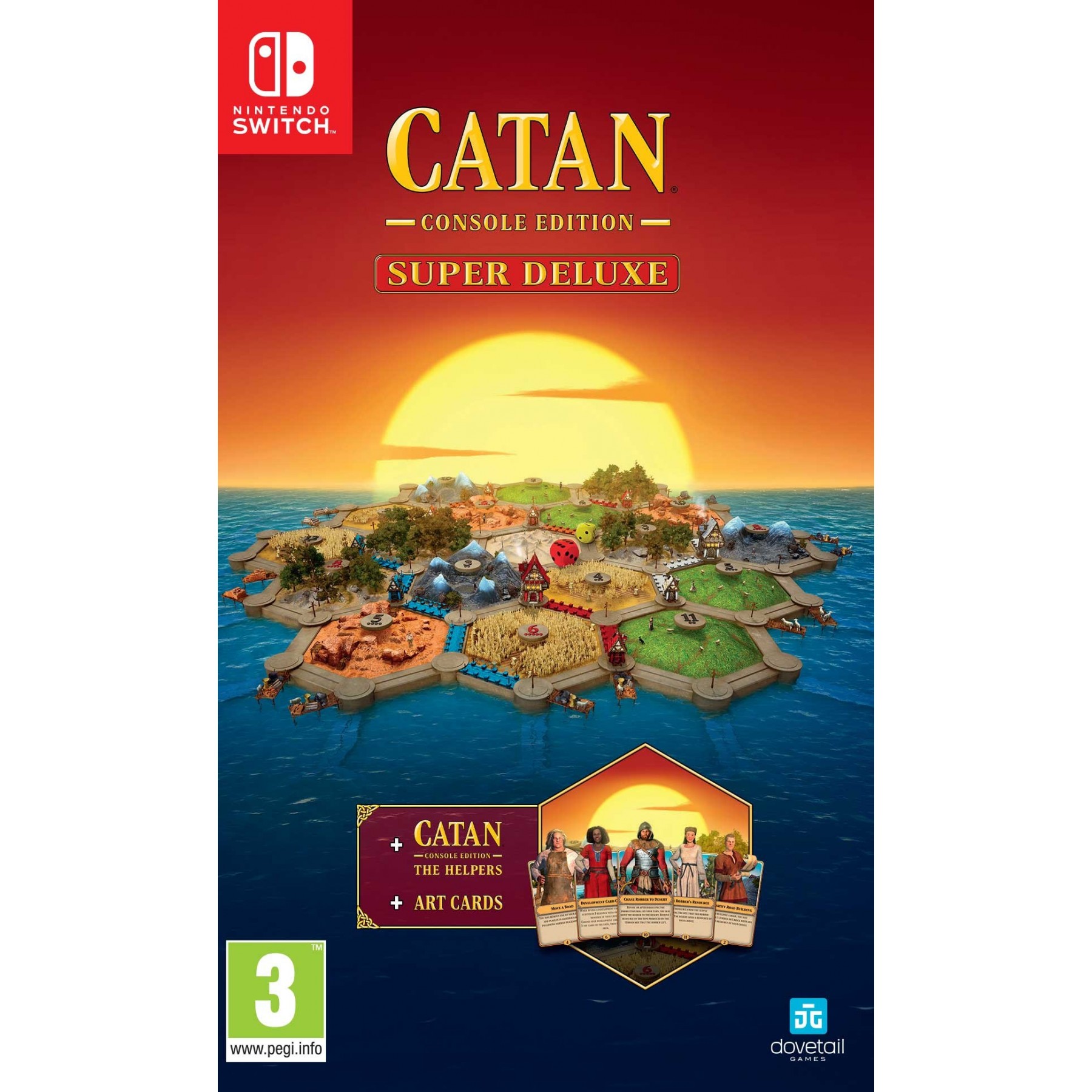 CATAN Super Deluxe Edition Juego para Consola Nintendo Switch