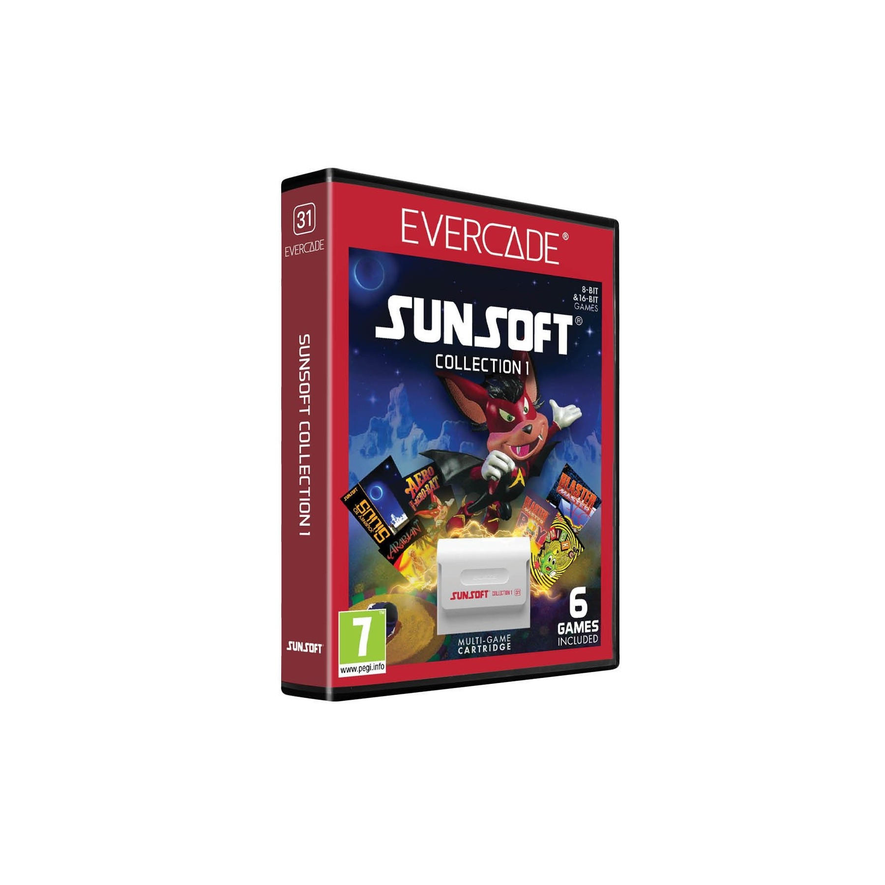 BLAZE Evercade Sunsoft Collection 1 Juego para Consola Blaze TAB Plus [ PAL ESPAÑA ]