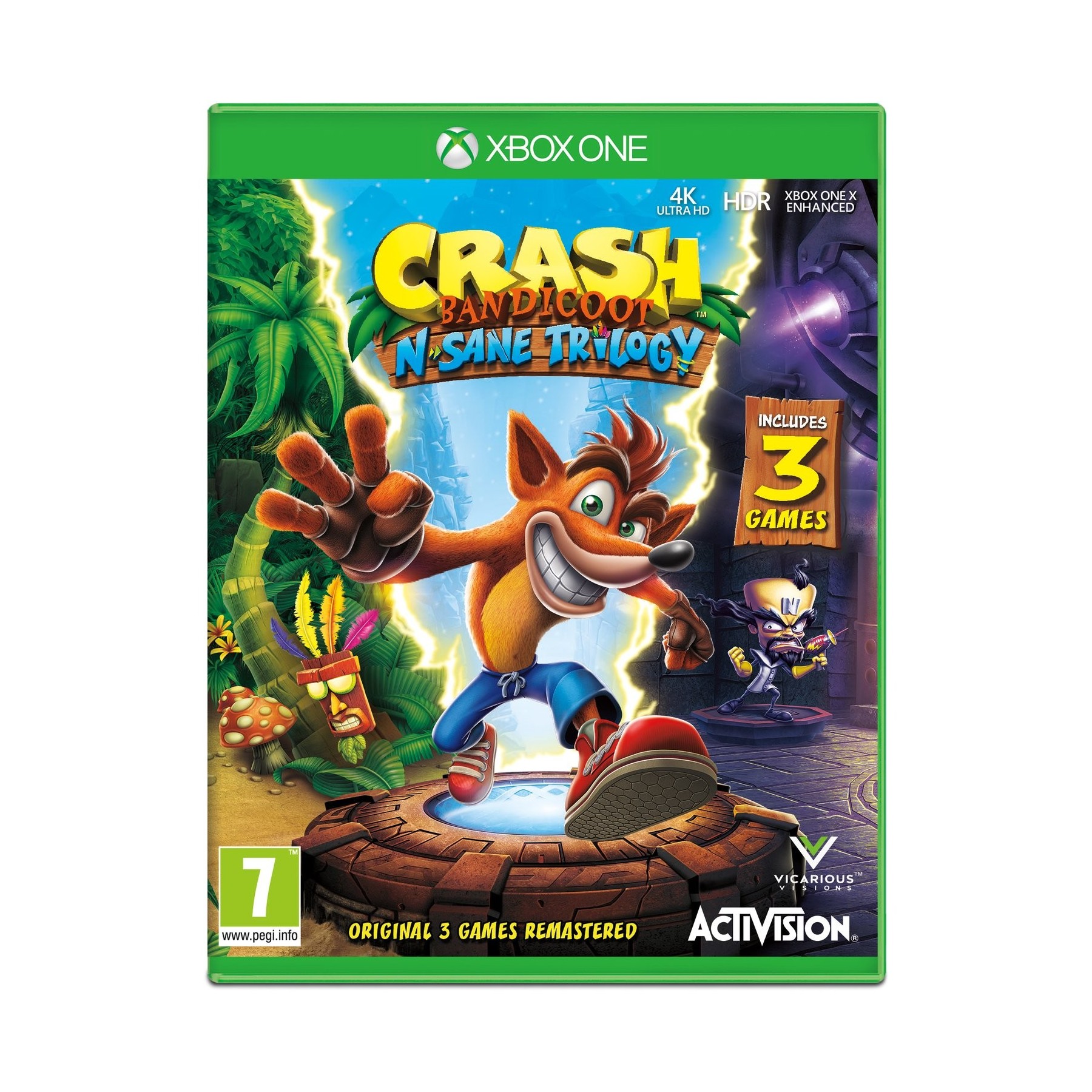 Crash Bandicoot N Sane Trilogy Juego para Consola Microsoft Xbox One