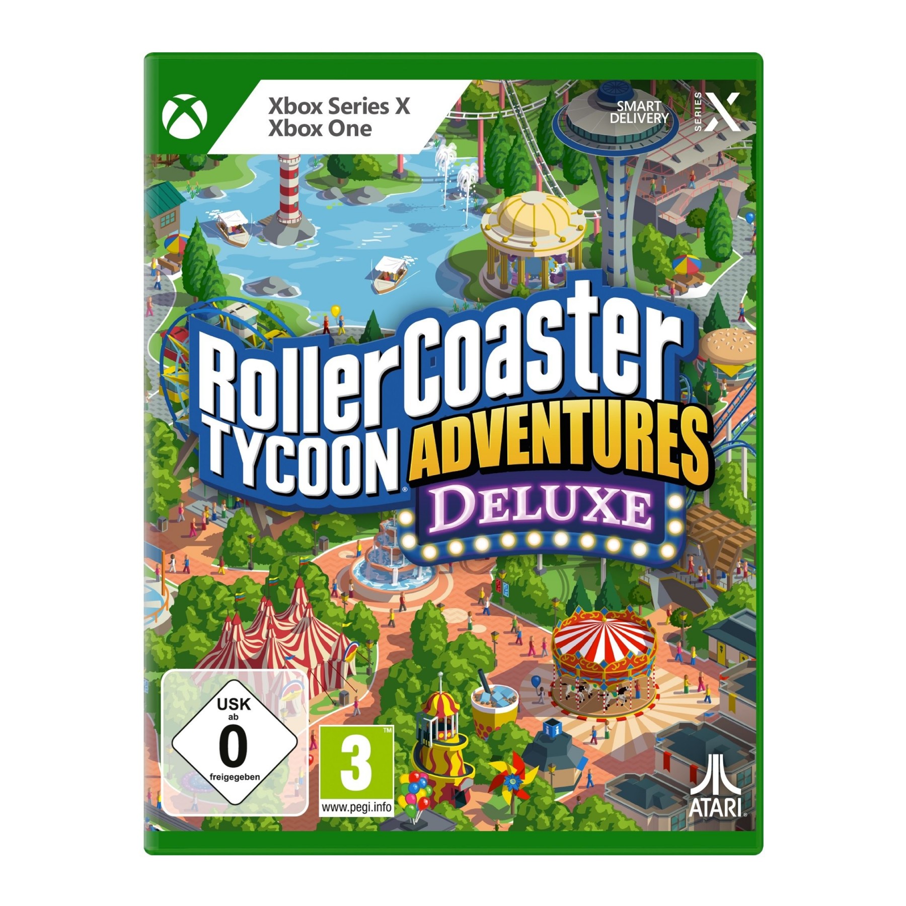 RollerCoaster Tycoon (Adventures Deluxe) Juego para Consola Microsoft Xbox Series X [PAL ESPAÑA]