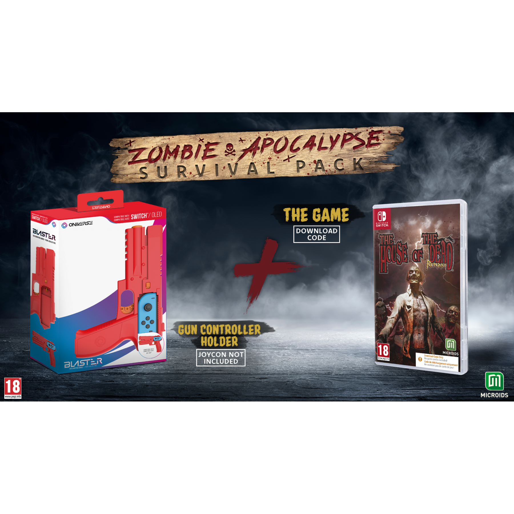 Zombie Survival Pack: House of the Dead Remake & Blaster [Digital] Juego para Consola Nintendo Switch