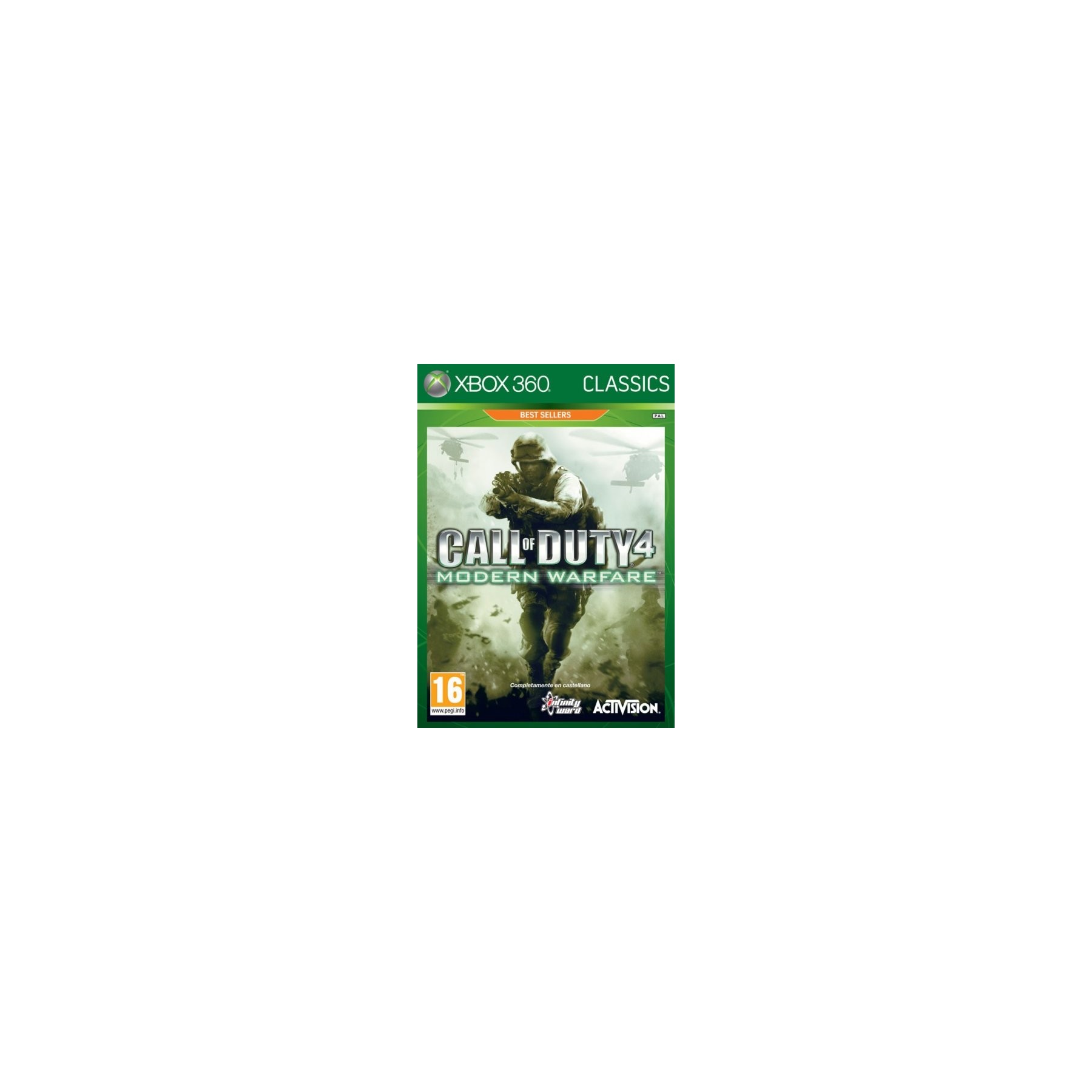 Call Of Duty 4 Modern Warfare (Classics) Juego para Consola Microsoft XBOX 360 [PAL ESPAÑA]