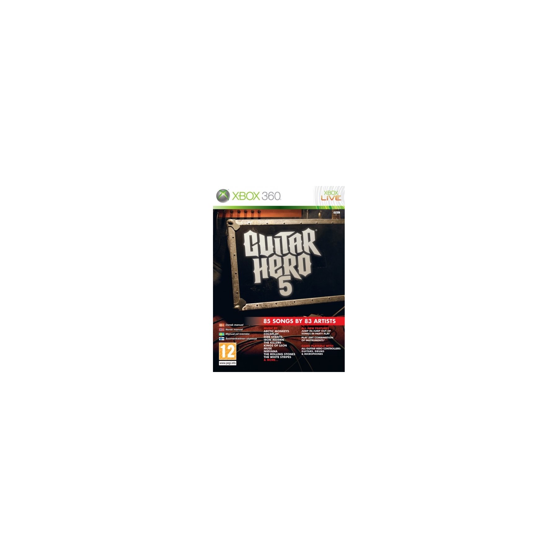 Guitar Hero 5 Juego para Consola Microsoft XBOX 360 [PAL ESPAÑA]