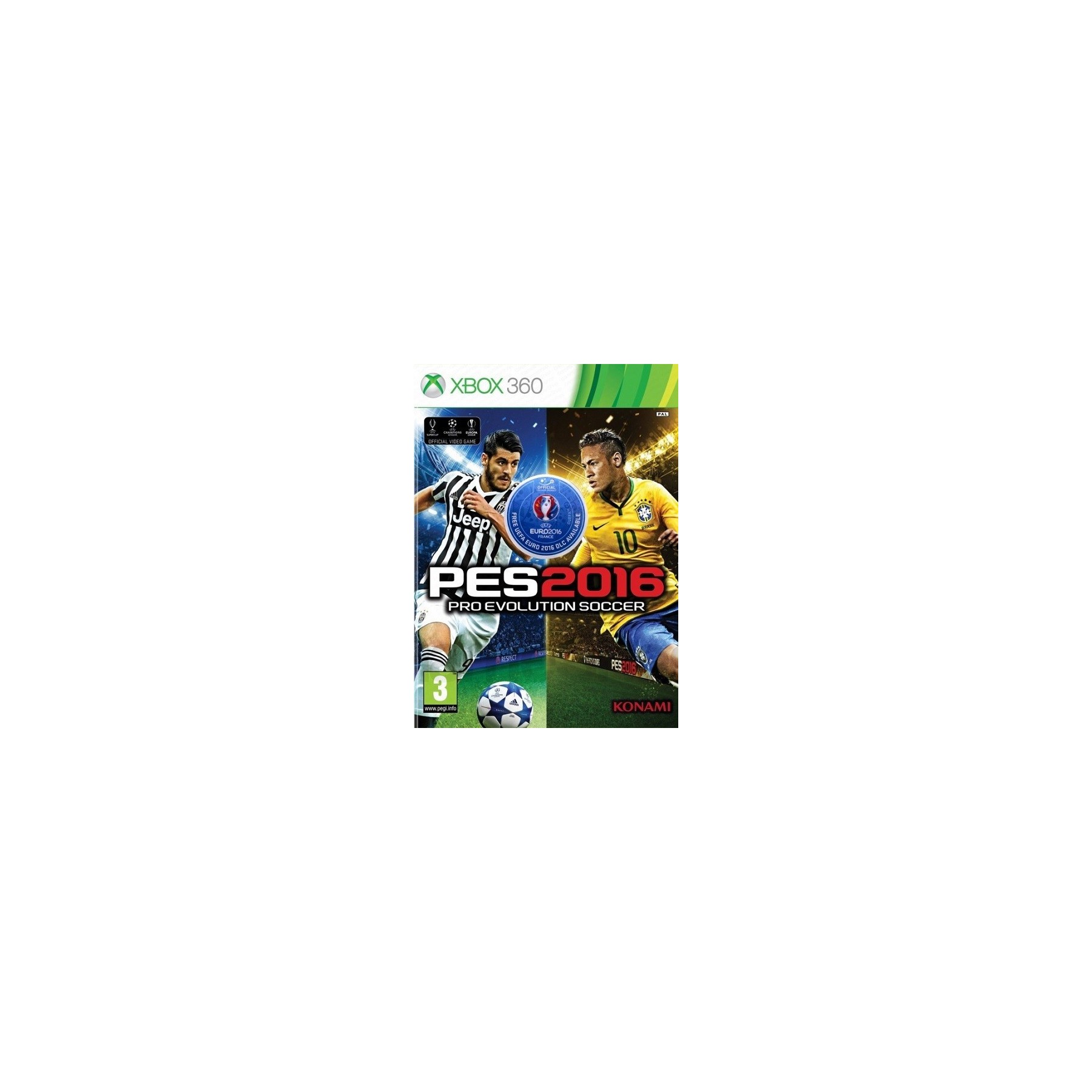 Pes 2016 (Incluye Dlc Euro 2016) Juego para Consola Microsoft XBOX 360 [PAL ESPAÑA]