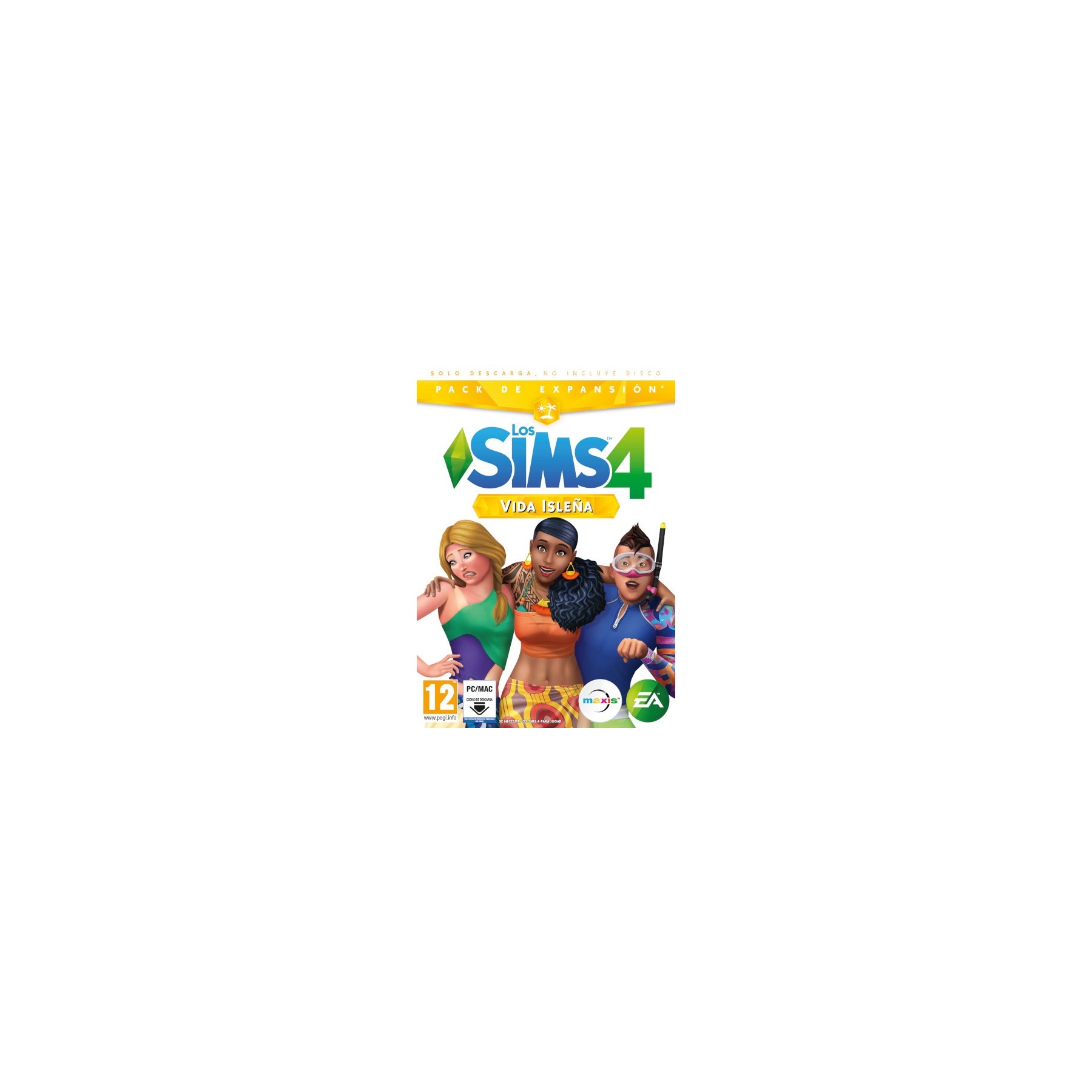 Los Sims 4 Vida Isleña (Exp) [ DIGITAL ] Juego para PC, Ordenador y Portatil [PAL ESPAÑA]