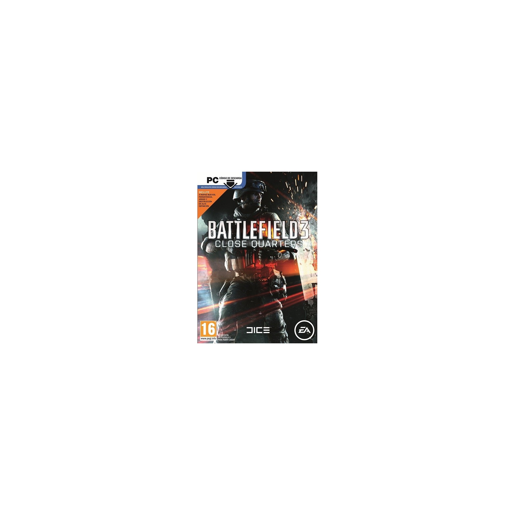 Battlefield 3:Close Quarters [ DIGITAL ] Juego para PC, Ordenador y Portatil [PAL ESPAÑA]