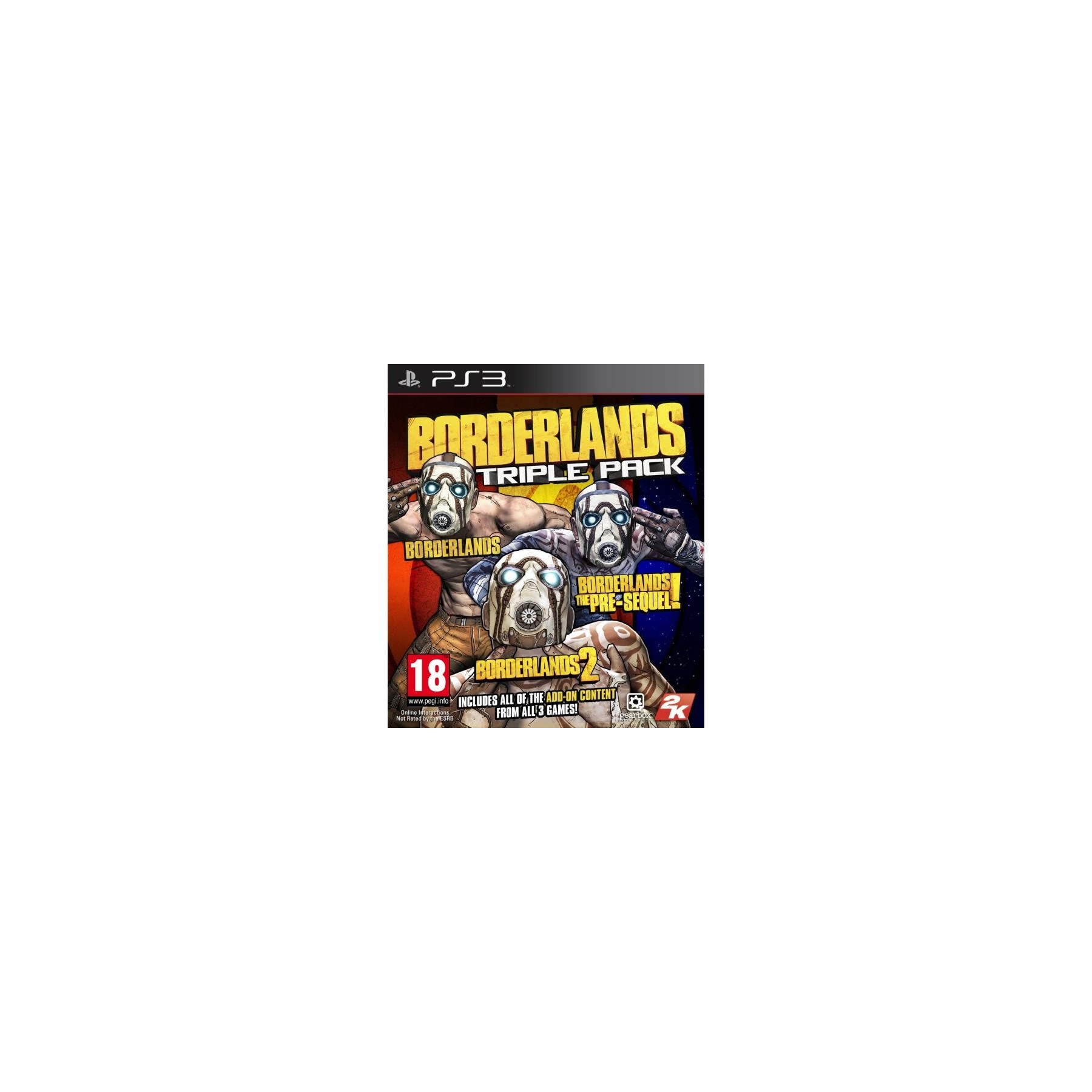 BORDERLANDS TRIPLE PACK (BORDERLAND+BORDERLAND 2+PRE-SEQUEL)