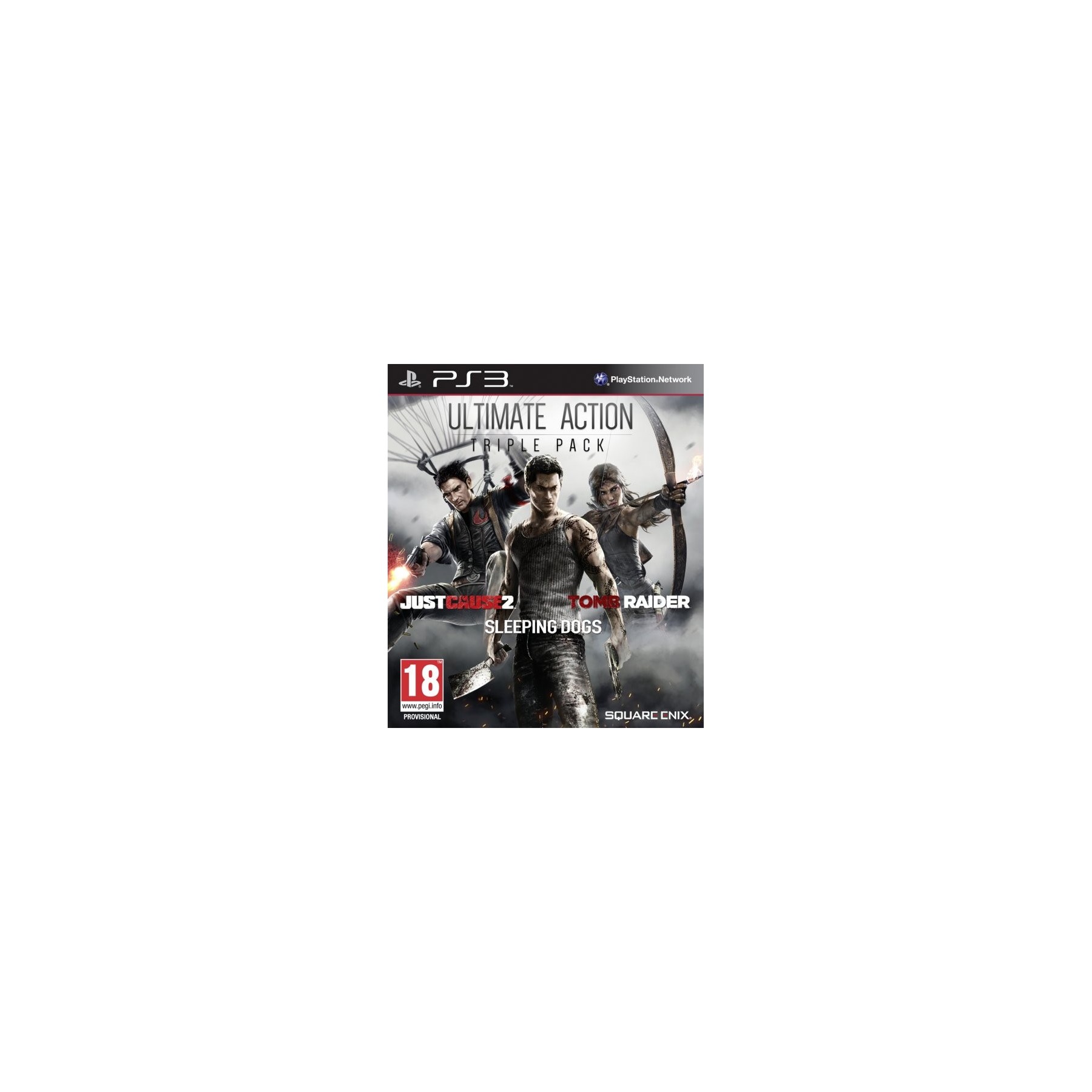 ULTIMATE ACTION TRIPLE PACK (JUST CAUSE 2/SLEEPING DOGS/ TOMB RAIDER)