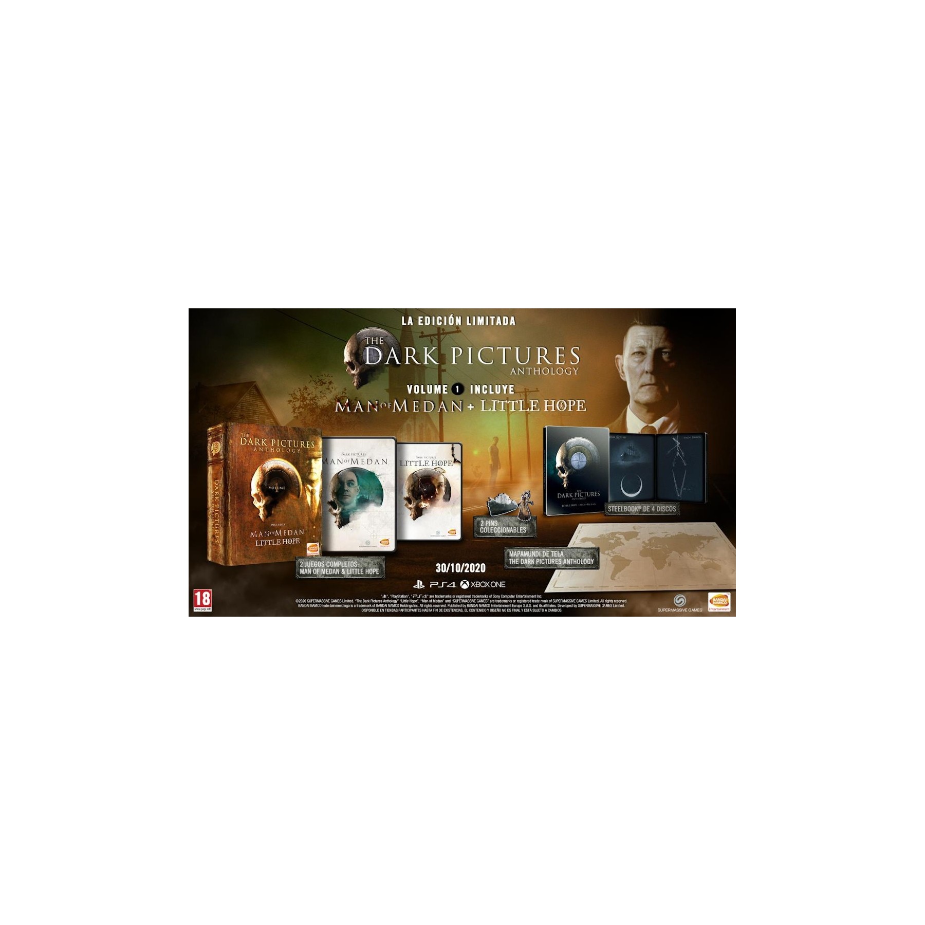 THE DARK PICTURES ANTHOLOGY (MAN OF MEDAN + LITTLE HOPE)