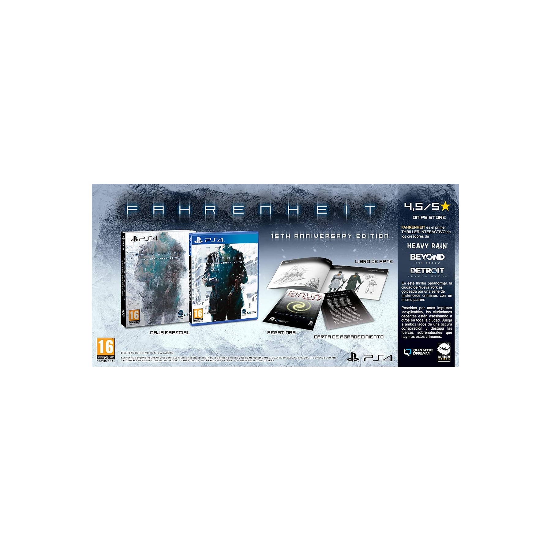 FAHRENHEIT 15Th ANNIVERSARY EDITION